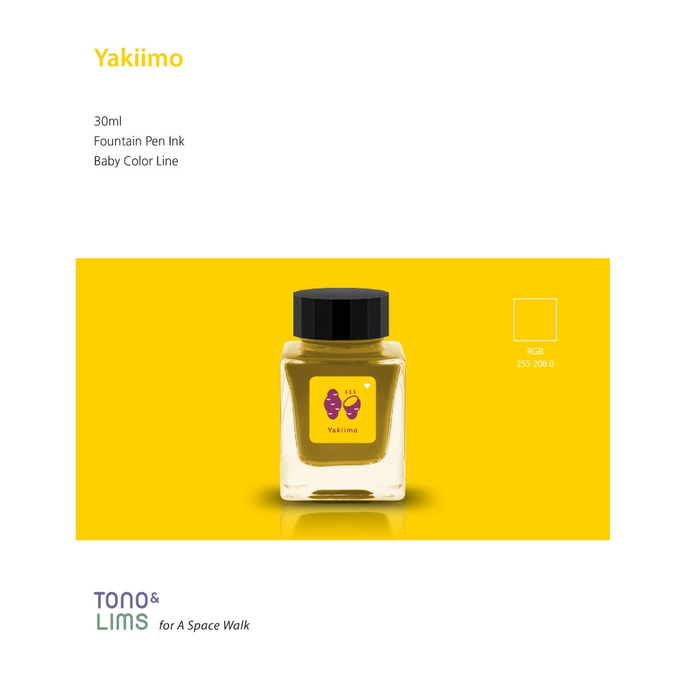 Tono & Lims Fountain Pen Ink - Baby Color - Yakiimo