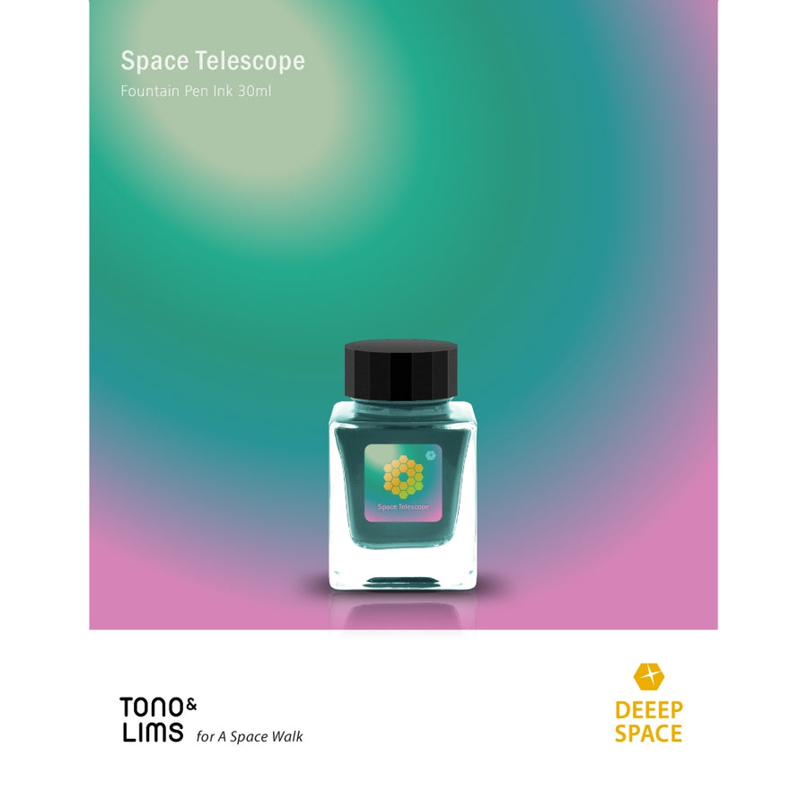 Tono & Lims Fountain Pen Ink - Deeep Space - Space Telescope