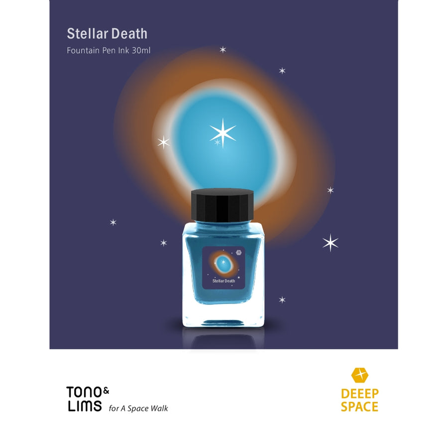 Tono & Lims Fountain Pen Ink - Deeep Space - Stellar Death
