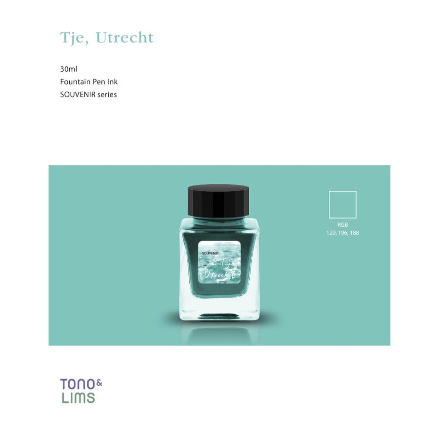 Tono & Lims Fountain Pen Ink - Souvenir - Tje, Utrecht