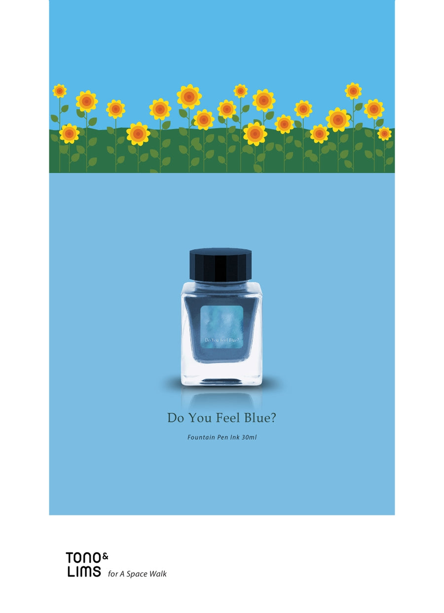 Tono & Lims Fountain Pen Ink - Lim Papa Memorial - Do You Feel Blue?