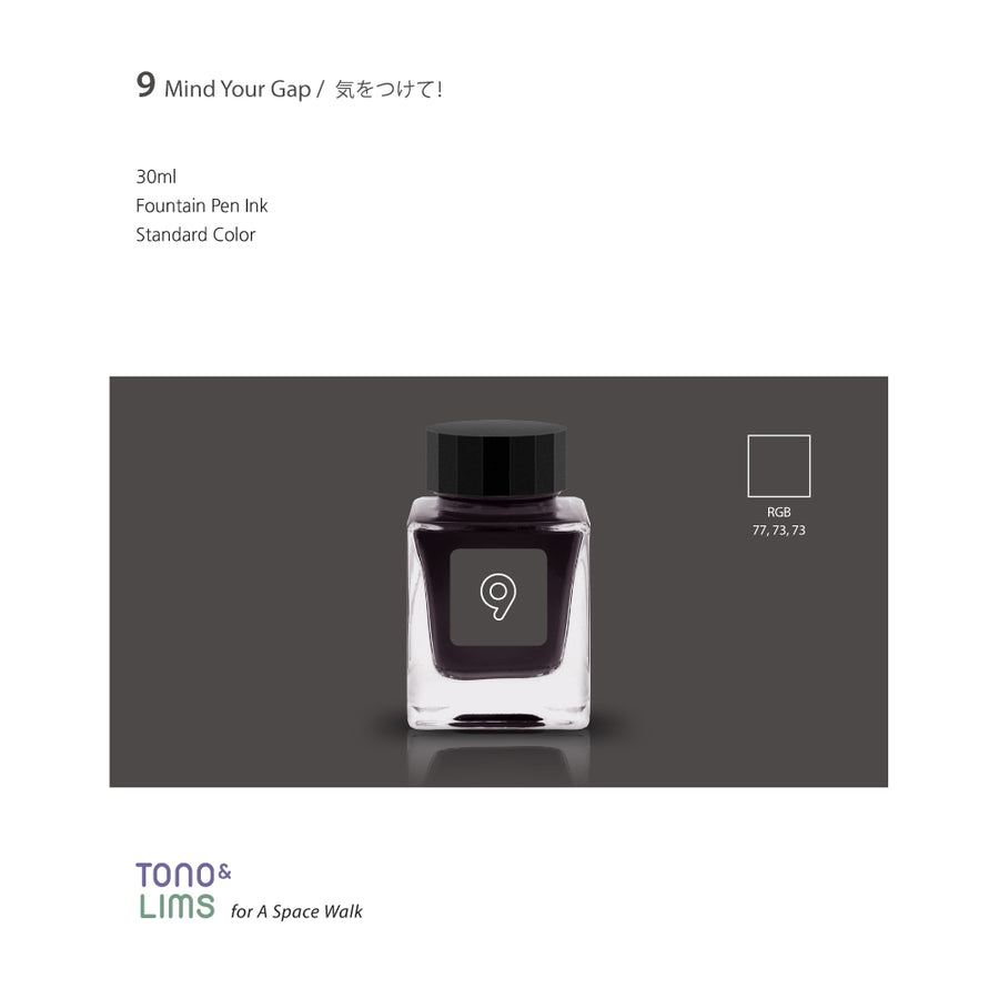 Tono & Lims Fountain Pen Ink - Standard - 9 Mind Your Gap