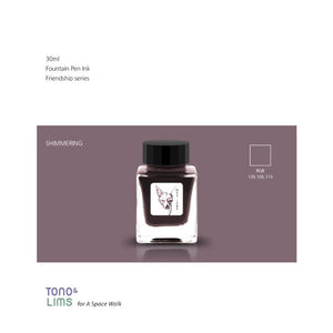 Tono & Lims Fountain Pen Ink - Friendship - Okamotoya Pink