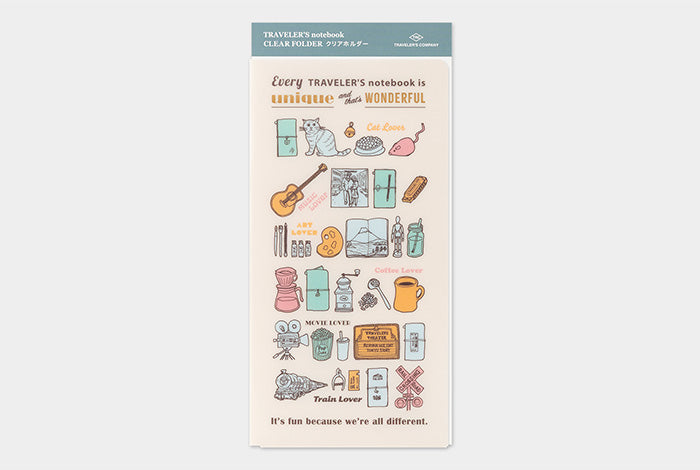 2027 Traveler's Notebook Clear Holder Folder - Regular