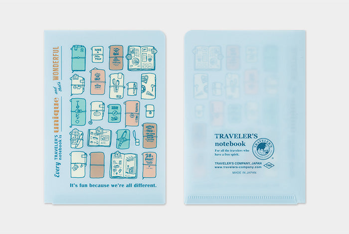 2027 Traveler's Notebook Clear Holder Folder - Passport