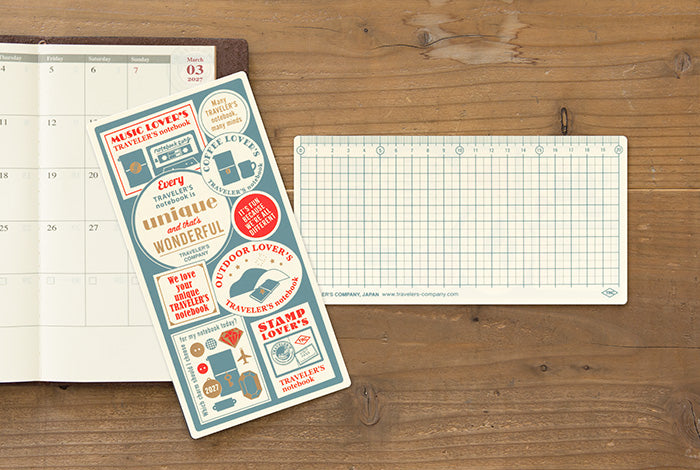 2027 Traveler's Notebook Pencil Board - Regular