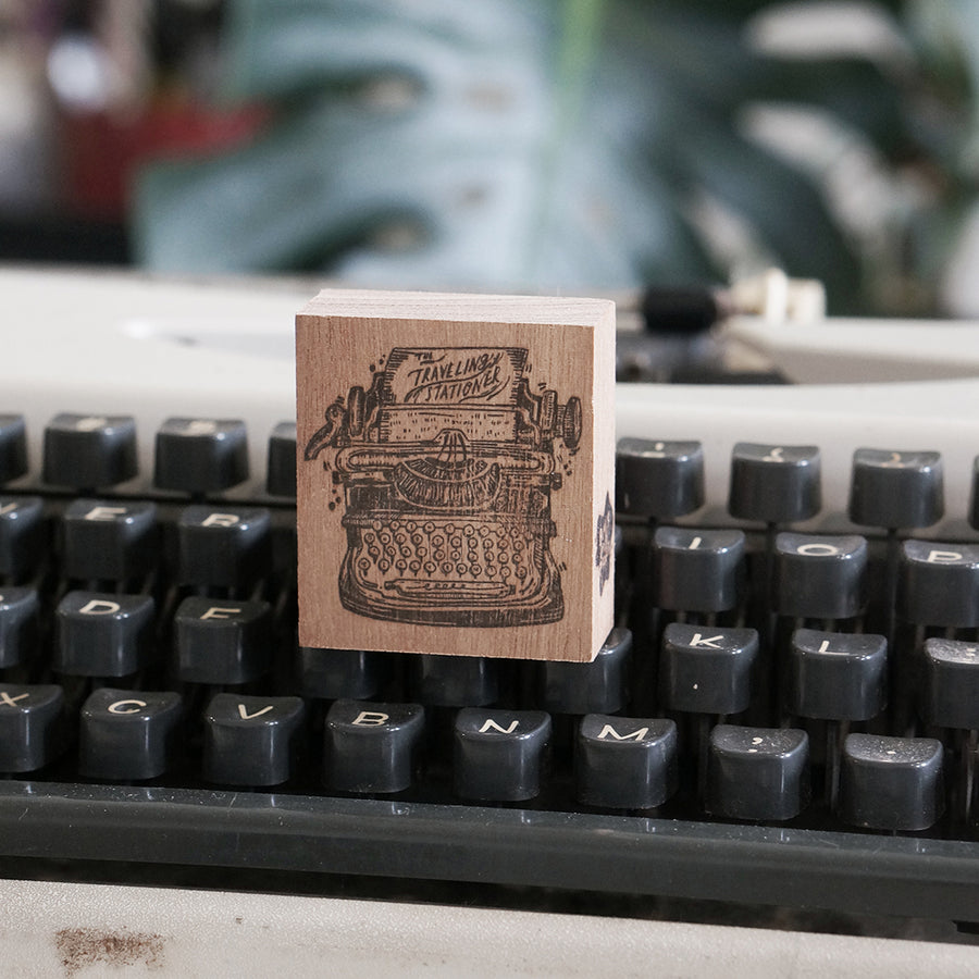 Pre Order: Black Milk Project Traveling Stationer Rubber Stamp - Typewriter BMP308