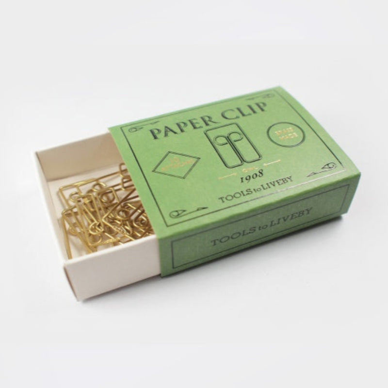 Tools to Liveby Gold Brass Paper Clips - Owl