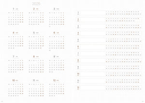 Pre Order: 2025 Take A Note B6 Medium Weeks Planner