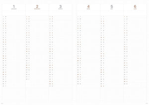 Pre Order: 2025 Take A Note B6 Medium Weeks Planner