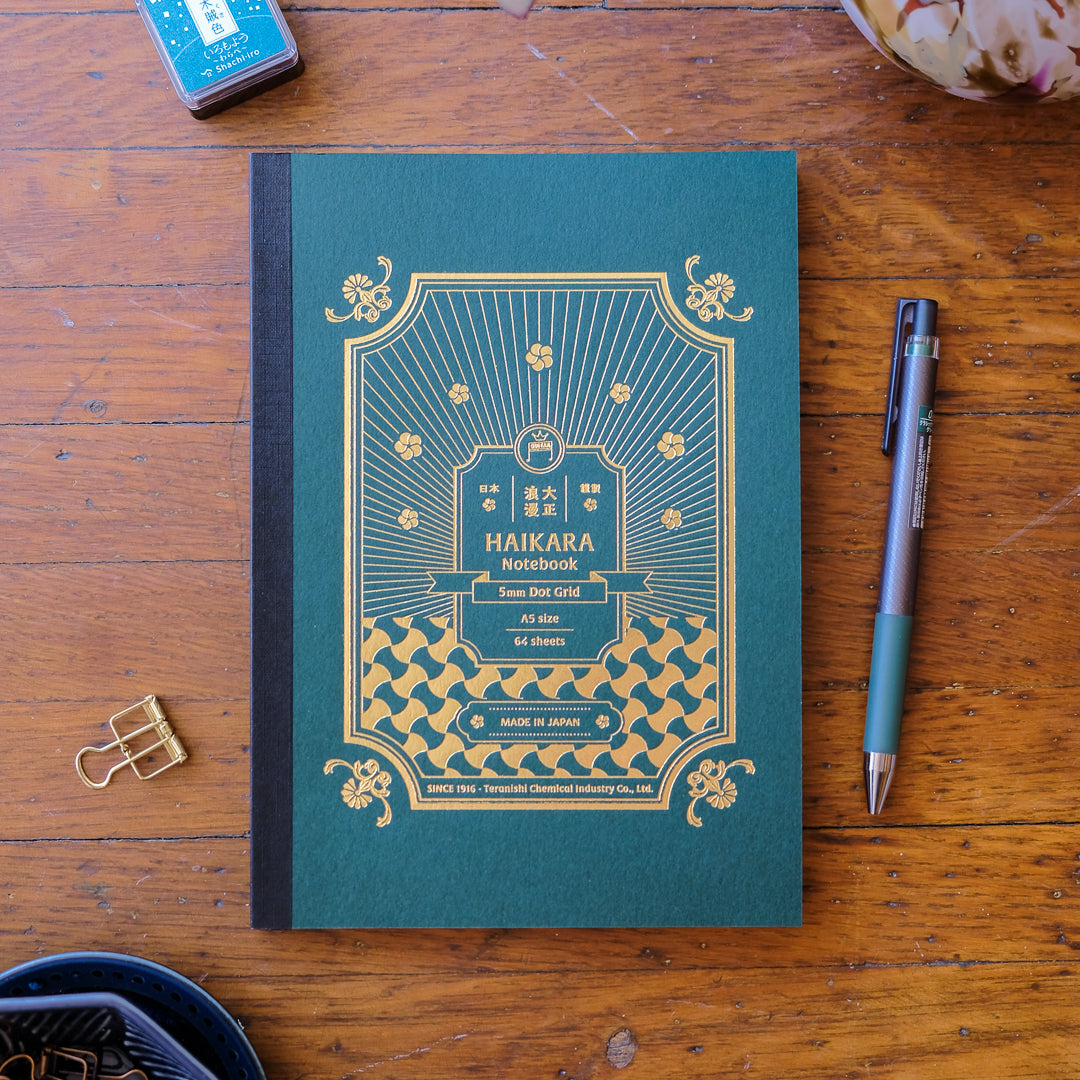 Teranishi Guitar Taisho Roman Haikara Notebook - 5mm Dot Grid