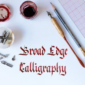 Intro to Broad Edge (Gothic) Calligraphy Workshop