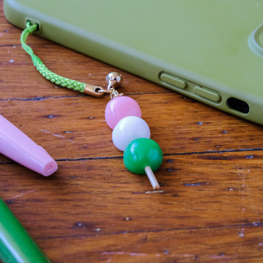 Japanese Sweets Charm - Three-Color Dango