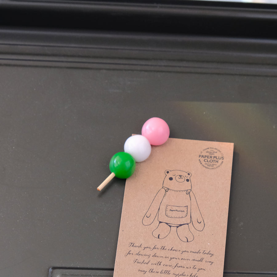 Japanese Sweets Magnet - Three-Color Dango