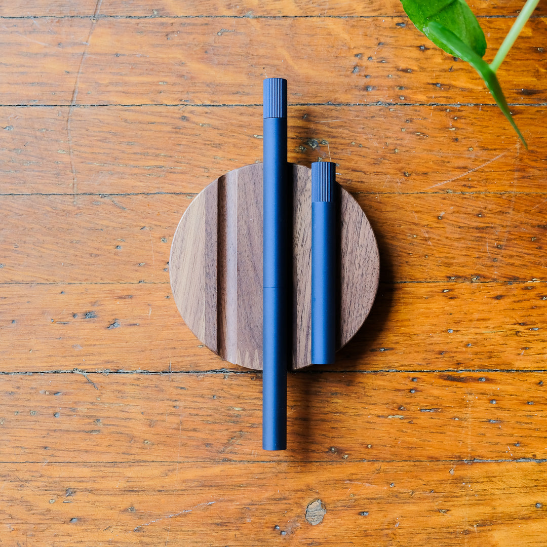 Tom's Studio - Lumos Pro - Refillable Multi-Tip Pen: Midnight / Duo Tip