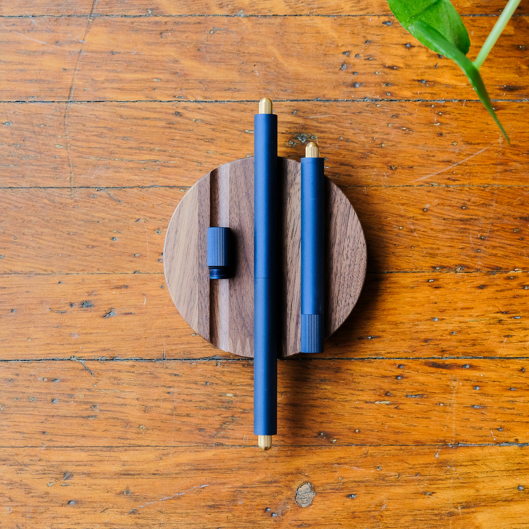 Tom's Studio - Lumos Pro - Refillable Multi-Tip Pen: Midnight / Duo Tip