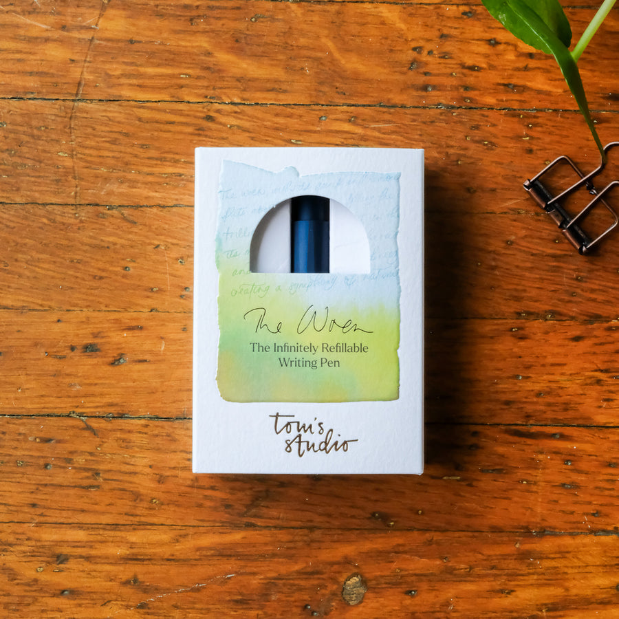Tom's Studio - The Wren - Refillable Writing Pen: Midnight