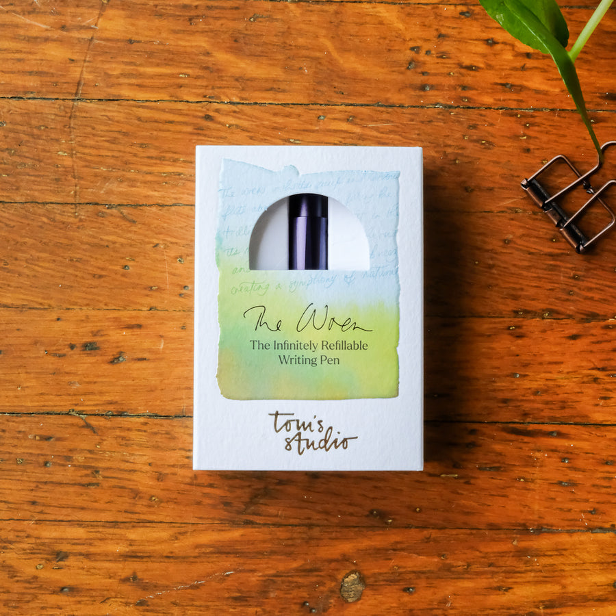 Tom's Studio - The Wren - Refillable Writing Pen: Iris