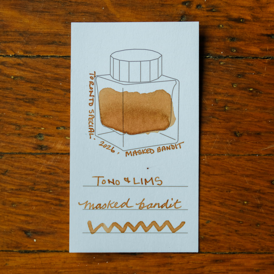 Tono & Lims Fountain Pen Ink - Toronto Special - Masked Bandit