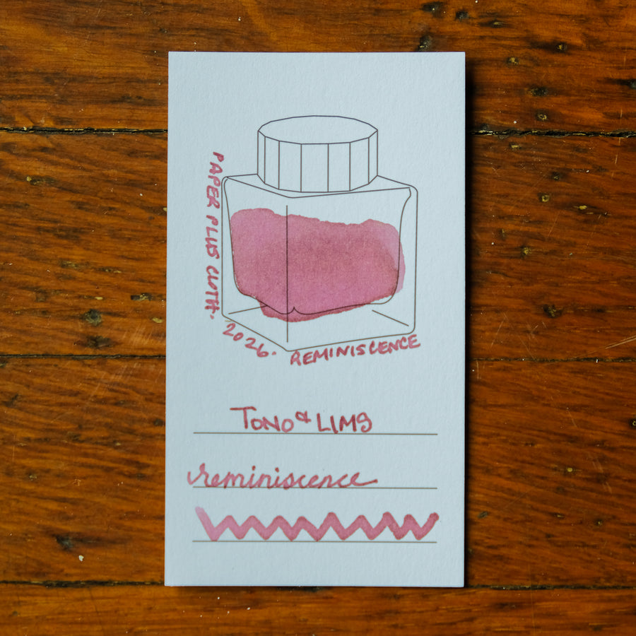 Tono & Lims Fountain Pen Ink - Paper Plus Cloth 2026 - Reminiscence
