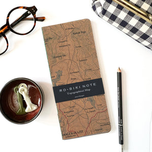 Ro-Biki Note - Map Series Notebook - Topographical Map - GA038