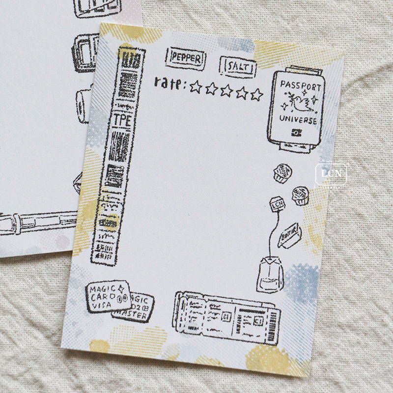 PRE ORDER: LCN Rubber Stamp - Travel 1 R00161
