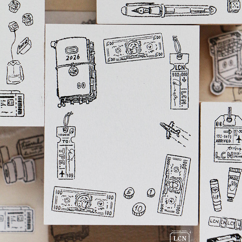 PRE ORDER: LCN Rubber Stamp - Travel 2 R00162