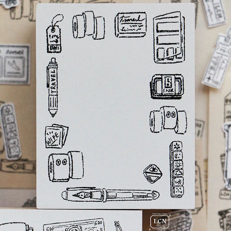 PRE ORDER: LCN Rubber Stamp - Travel 3 R00163