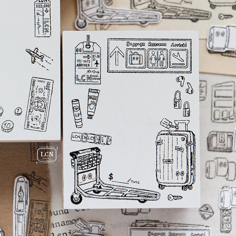 PRE ORDER: LCN Rubber Stamp - Travel 4 R00164