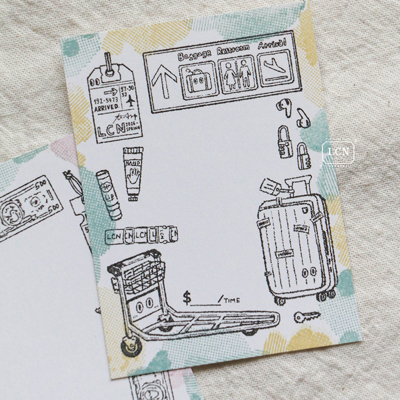 PRE ORDER: LCN Rubber Stamp - Travel 4 R00164
