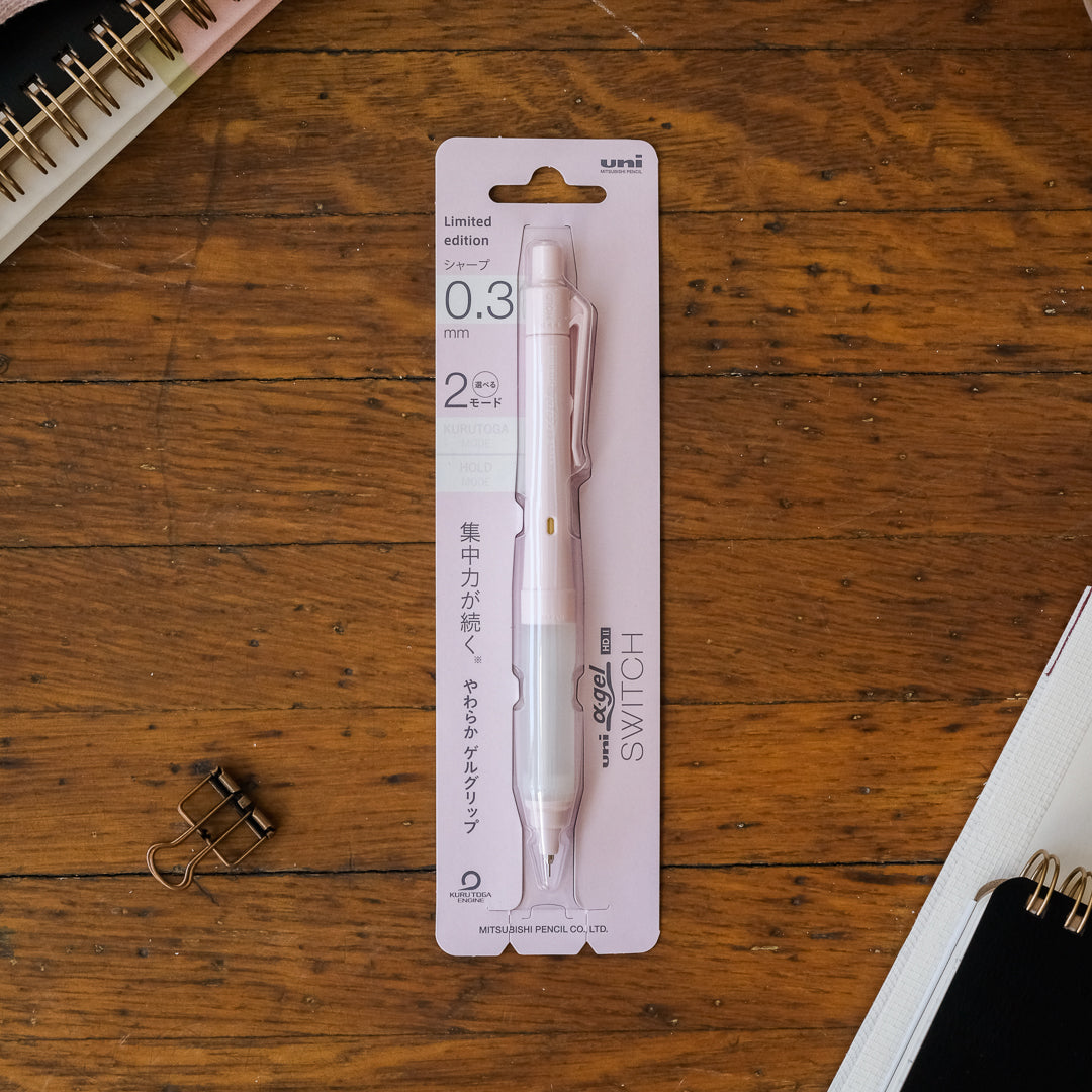 Uni Alpha Gel Switch Mechanical Pencil - 0.3mm