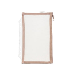 Kept Oshikatsu Binder Mesh File Pouch (6 Holes) - Sand Beige