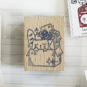 Black Milk Project Rubber Stamp - Neko Mail (M) - Grocery