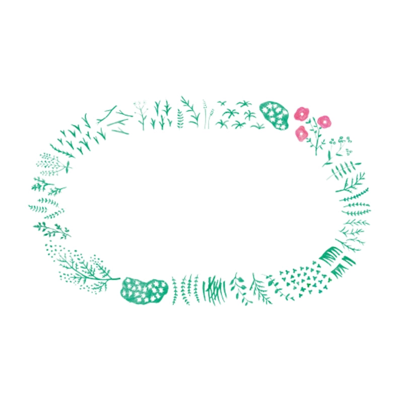 BINSEN-FUSEN Letter Sticky Notes - L Plants 001