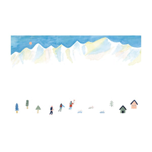 BINSEN-FUSEN Letter Sticky Notes - L Mountain 002