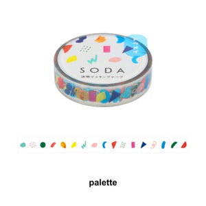 King Jim Soda Tape Clear Tape - CMT10-006 Palette
