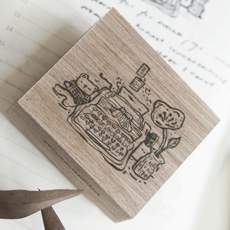 PRE ORDER: BMP Pages of Me Rubber Stamps - Typewriter