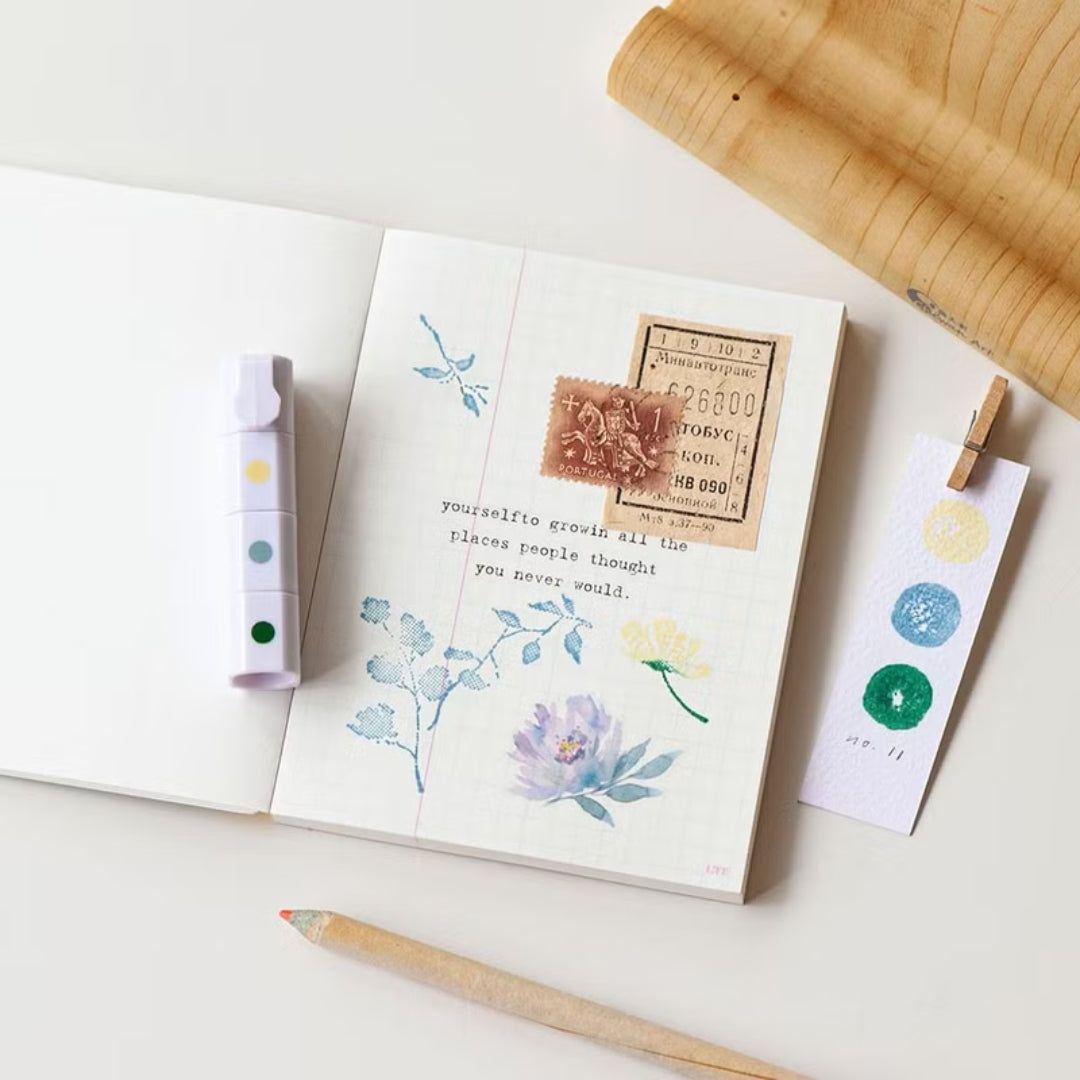 MU Inky Pen 3 Color Ink Pad - Reed Lakeside Hue 011