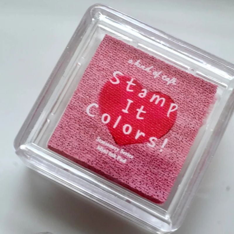A Kind of Cafe DUO Ink Pad - Heart v1 - Pink Heart