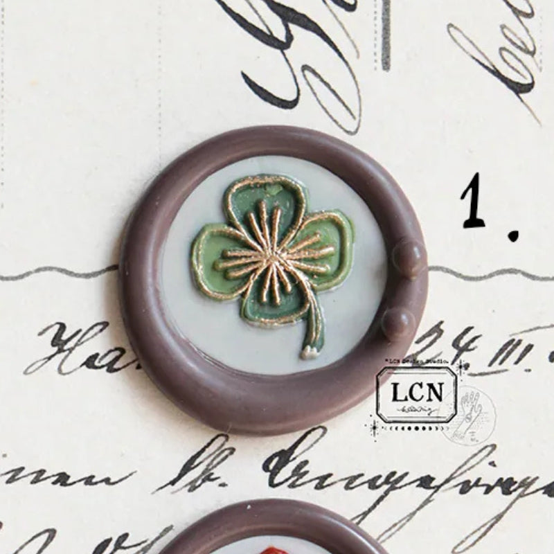 PRE ORDER LCN Mini Wax Seal Set - Hand Drawn Flower 1