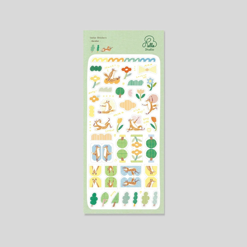 Hello Studio Clear Index Tabs - Huchii Garden