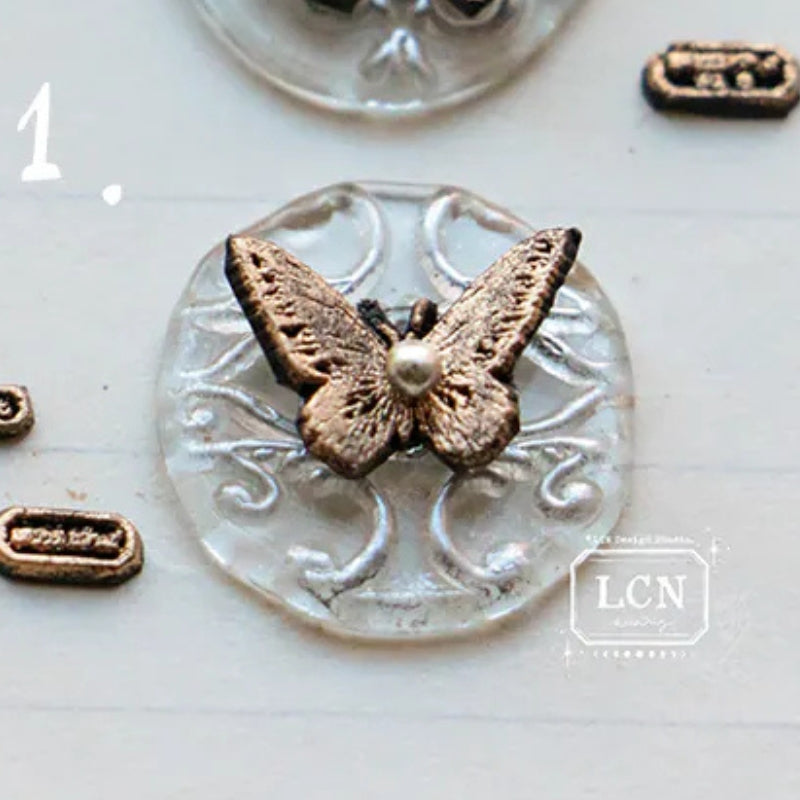 PRE ORDER LCN Mini Wax Seal Set - Tiny Butterfly 1