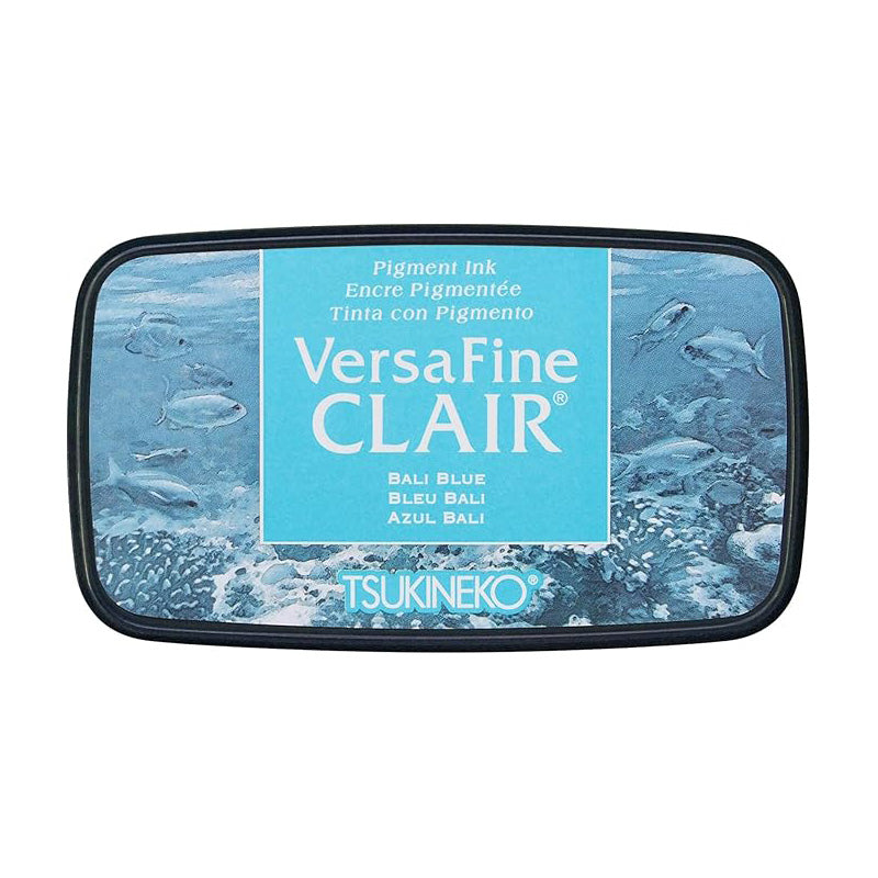 TSUKINEKO Versa Fine Claire Ink Pad - Bali Blue (605)