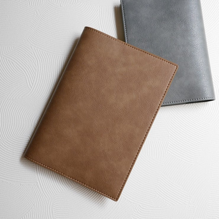 PRE ORDER: 2026 Take A Note Planner COVER PU Leather - KURUMI Walnut