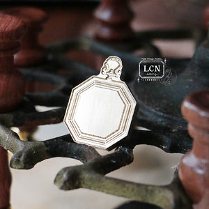 Lin Chia Ning Wax Seal Stamp Set - Octagon Embroidery Hoop