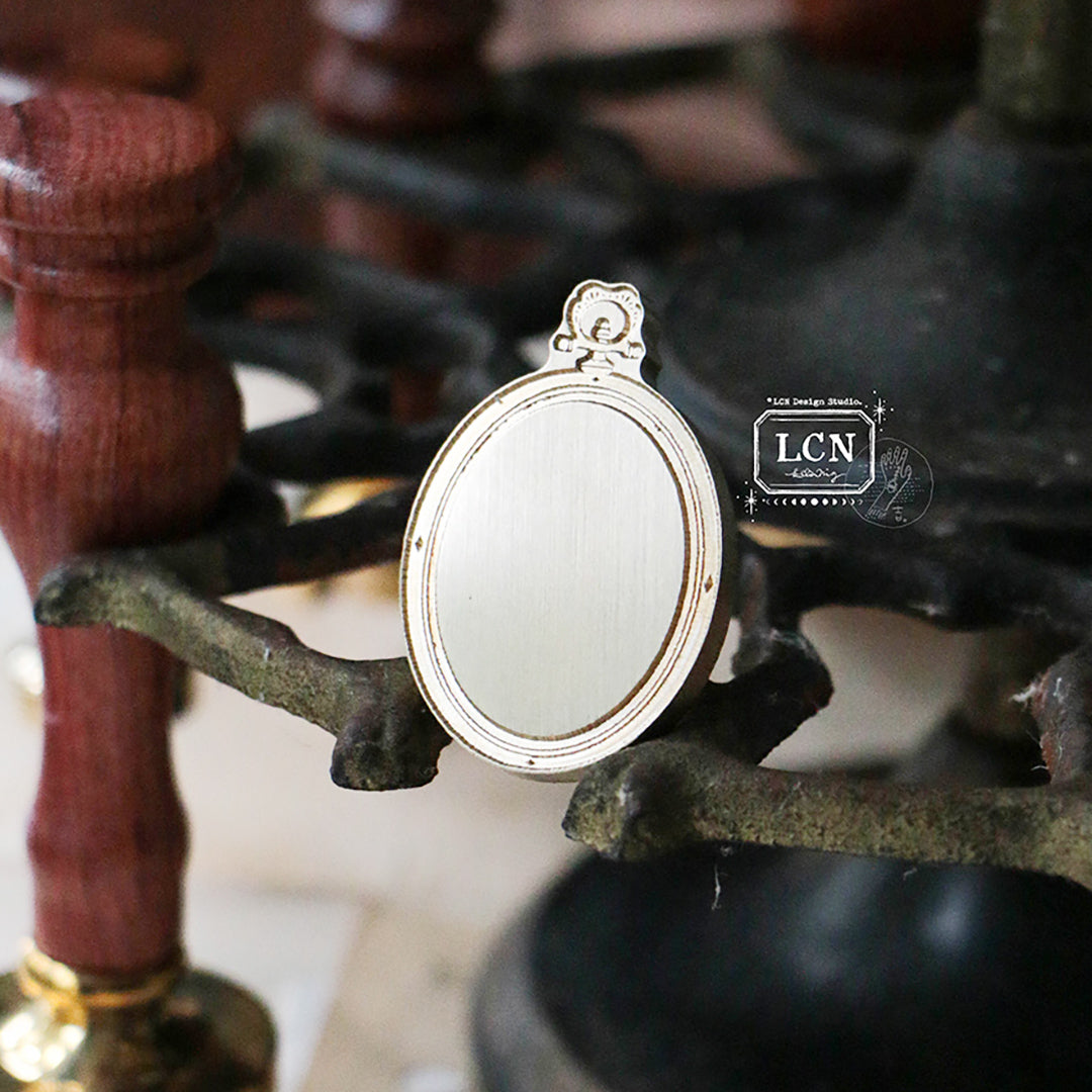 Lin Chia Ning Wax Seal Stamp Set - Oval Embroidery Hoop