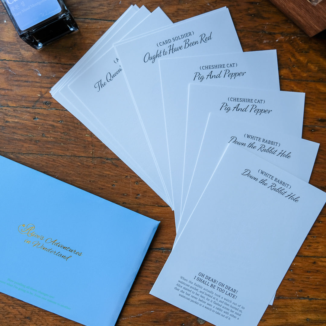 Wearingeul Postcard Set - Alice's Color Swatch