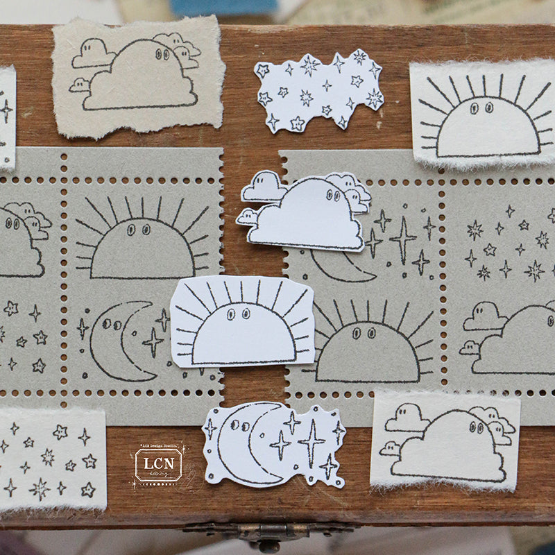 PRE ORDER: LCN Rubber Stamp Set - Weather R00167