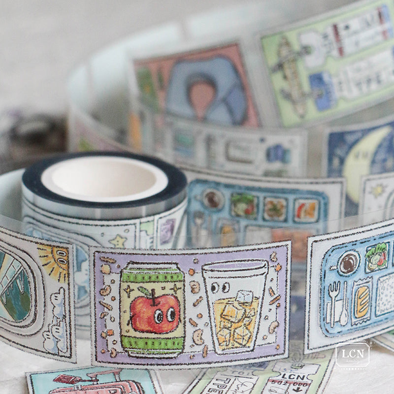 PRE ORDER: LCN Kiss-Cut PET Tape - When Travel T00048