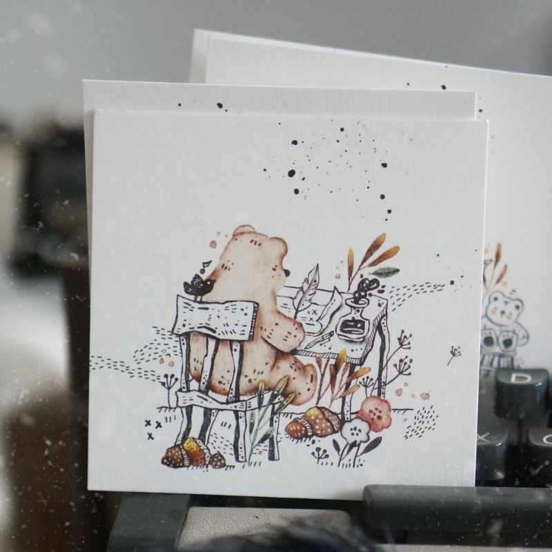 PRE ORDER: Black Milk Project Archive Postcard - PC20 - B The Writer